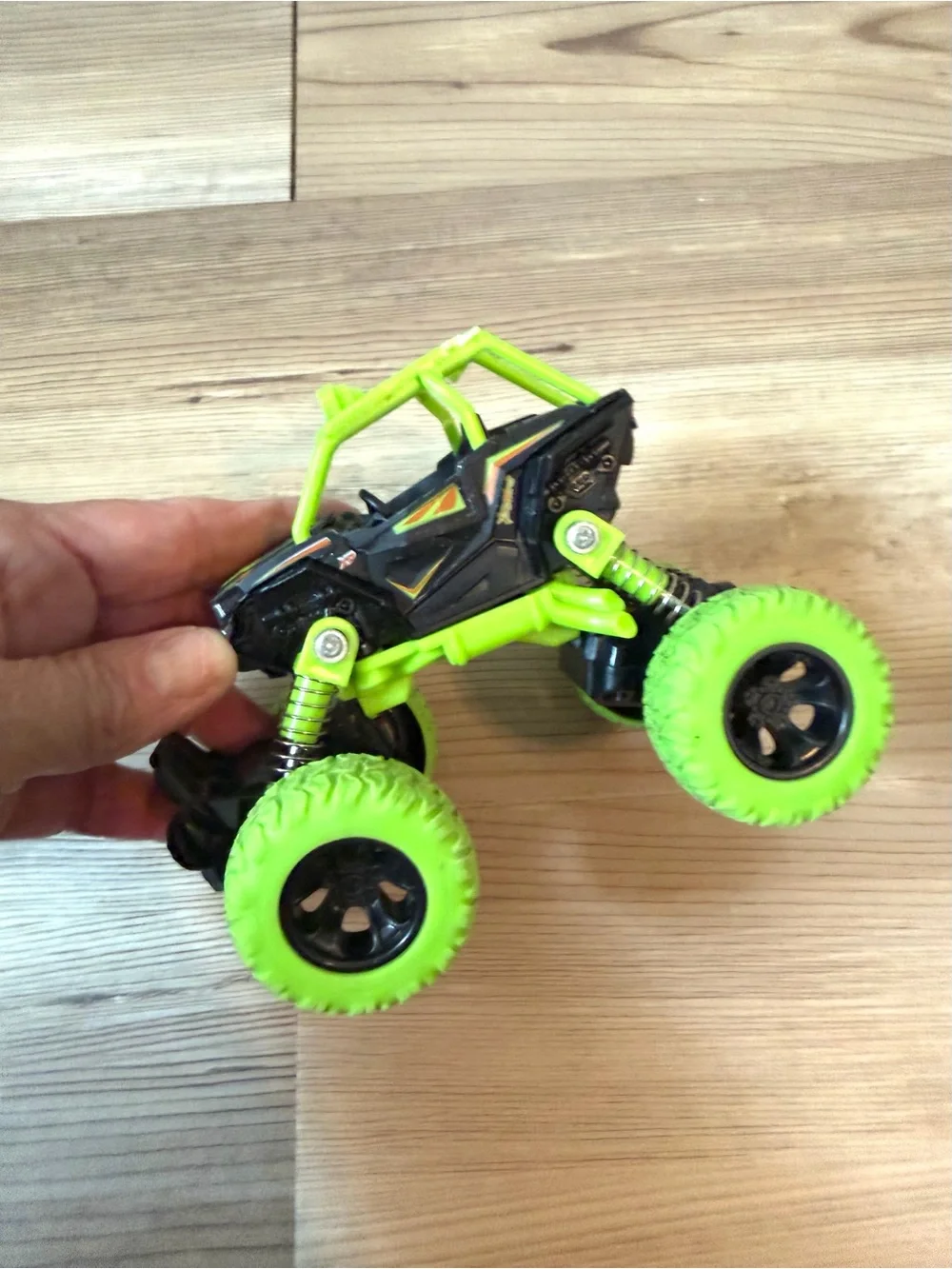 Green Kids' Off-Road Monster Truck Toy - Neon Green pull back friction